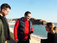 Marco, Angel Black And Xavi – Blonde Girl Gives Head On The